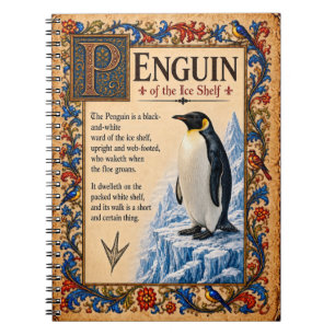 Cuaderno Pingüino, Arte de Bestiario Medieval
