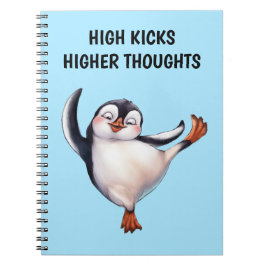 Cuaderno Pingüino bailando