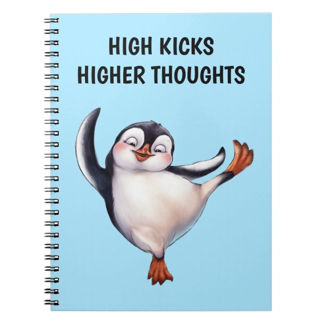 Cuaderno Pingüino bailando (Frente)