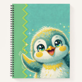Cuaderno Pingüino Bebé Saludando