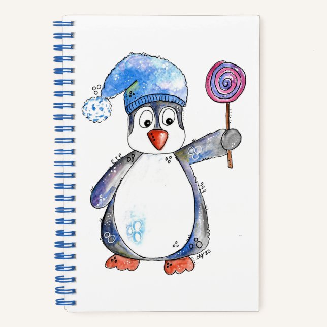 Cuaderno Pingüino caprichoso y chiflado (Anverso)