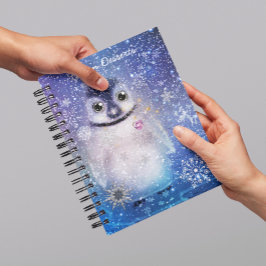 Cuaderno Pingüino con un bloc de notas para el corazón