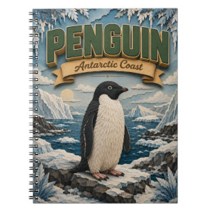 Cuaderno Pingüino Costa Antártica POPCUT