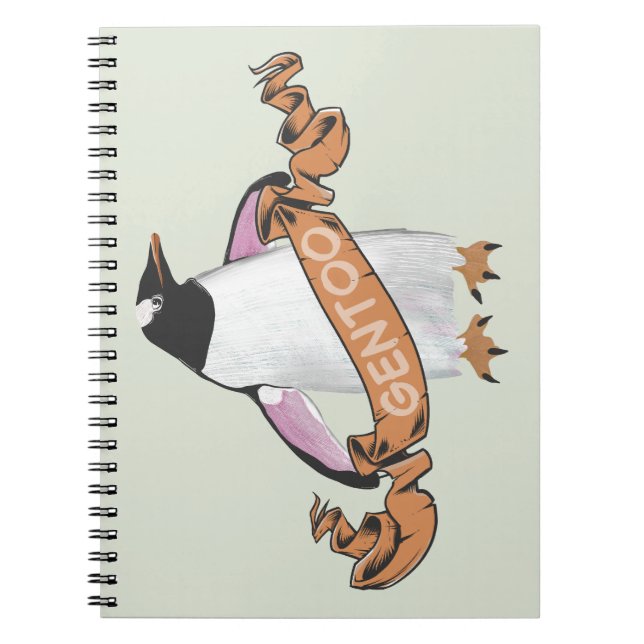Cuaderno Pingüino de Gentoo (Frente)
