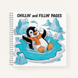 Cuaderno Pingüino en hielo
