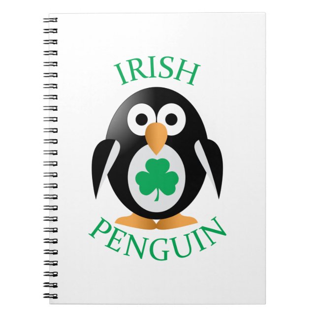 Cuaderno Pingüino irlandés (Frente)