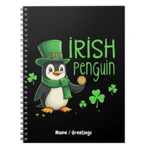 Cuaderno Pingüino Irlandés Una Afortunada Mezcla de Diversi