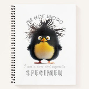 Cuaderno Pingüino No soy raro, soy un exquisito divertido