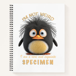 Cuaderno Pingüino No soy raro, soy un exquisito divertido