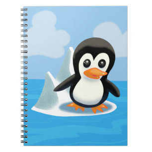 Cuaderno Pingüino Personalizado Adorable