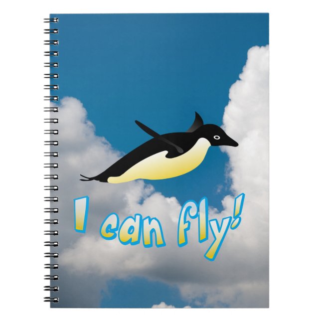 Cuaderno Pingüino volador (Frente)