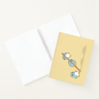 Cuaderno Pingüinos azules