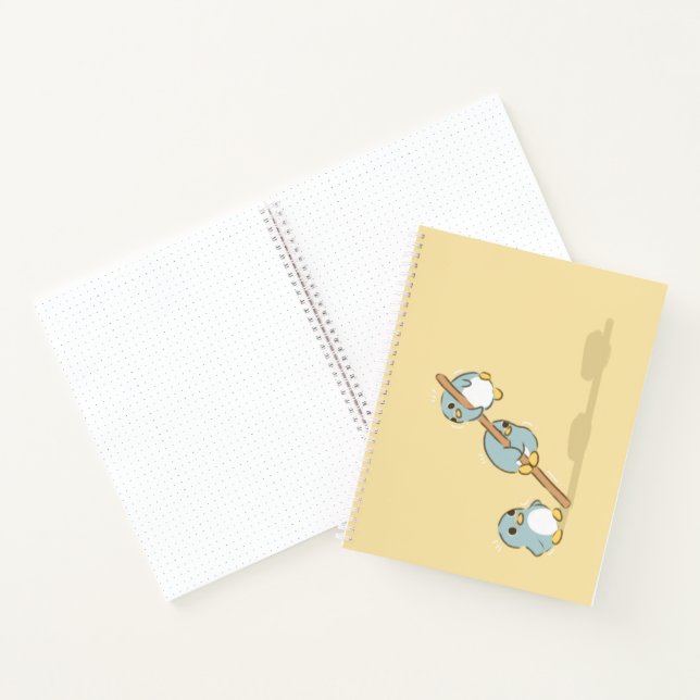 Cuaderno Pingüinos azules (Interior)