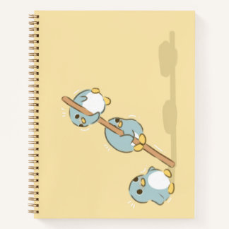 Cuaderno Pingüinos azules