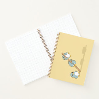Cuaderno Pingüinos azules