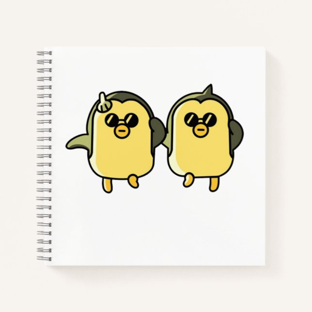 Cuaderno Pingüinos Bailarines (Anverso)