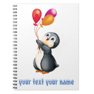 Cuaderno pingüinos en la Antártida