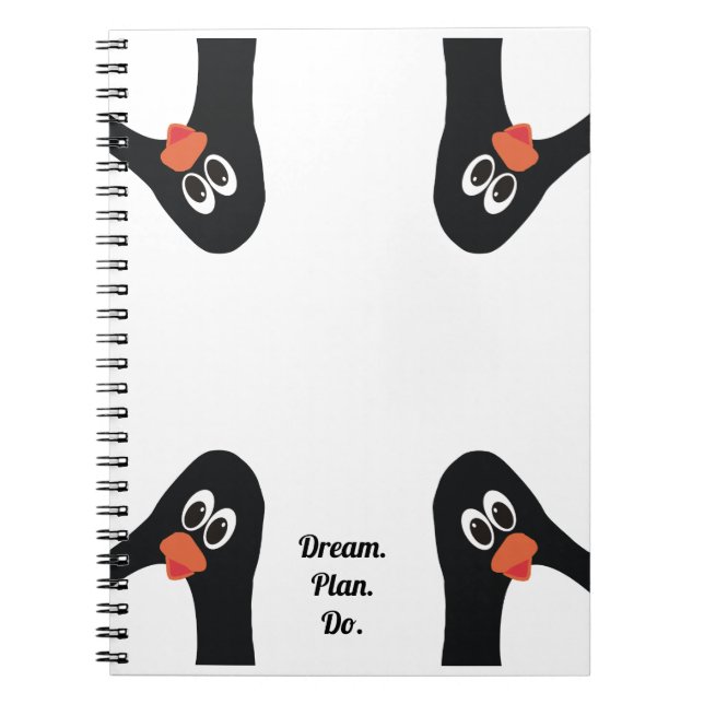 Cuaderno Pingüinos en la esquina (Frente)