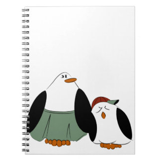 Cuaderno Pingüinos Personalizados Cute
