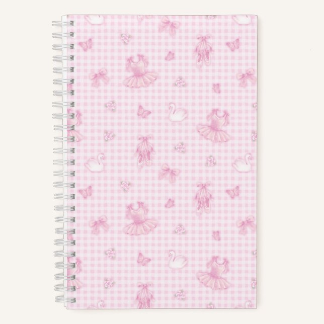 Cuaderno Pink Ballet Coquette (Anverso)