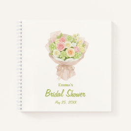 Cuaderno pink bouquet Bridal Shower