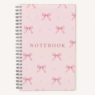 Cuaderno Pink Bow Notebook – A5 Dotted Journal