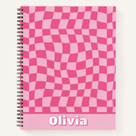 Cuaderno Pink Checkered Preppy