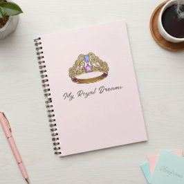 Cuaderno Pink Coquette Tiara & Bow Spiral Notebook
