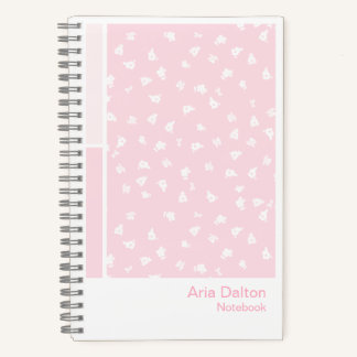 Cuaderno Pink Ditsy Floral Vertical Palette Notebook
