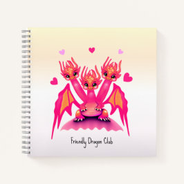 Cuaderno Pink dragons