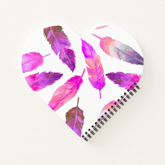 Cuaderno Pink Feathers (Reverso)