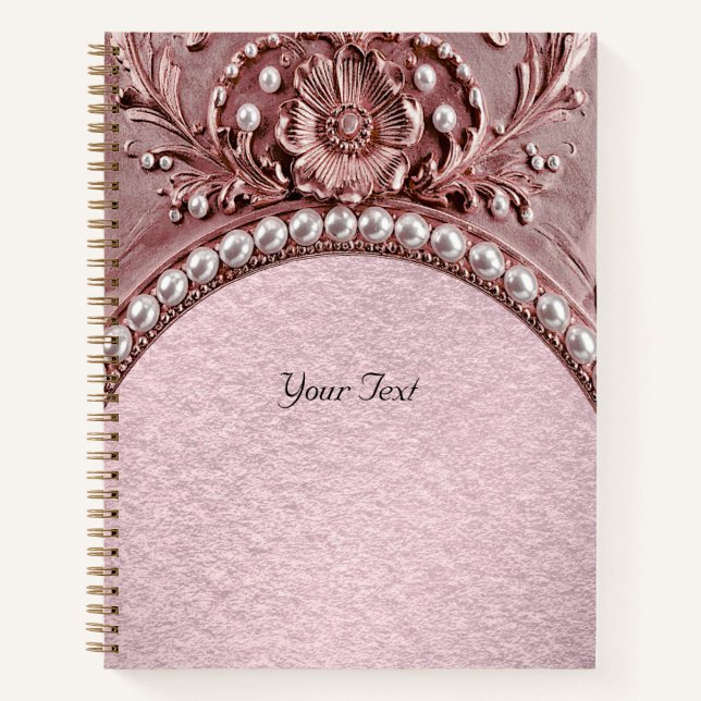 Cuaderno Pink Flower Notebook (Anverso)