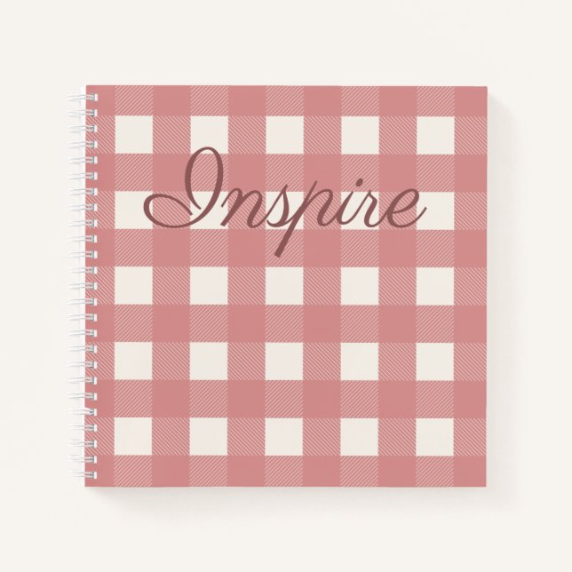 Cuaderno Pink Gingham (Anverso)