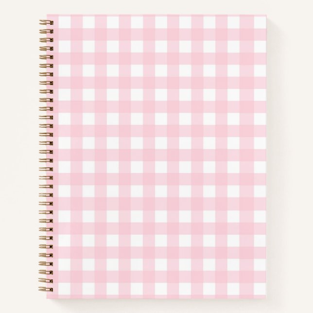 Cuaderno Pink Gingham (Anverso)