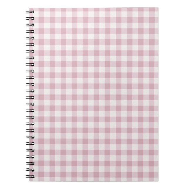 Cuaderno Pink Gingham Stripes (Frente)