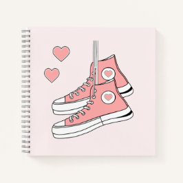 Cuaderno Pink Girly Sneakers