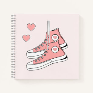 Cuaderno Pink Girly Sneakers