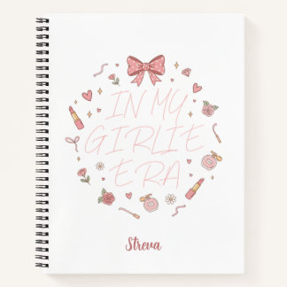 Cuaderno Pink in my girlie era notebook