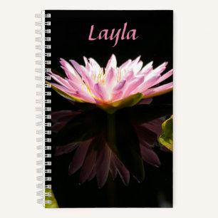 Cuaderno Pink Lotus Water