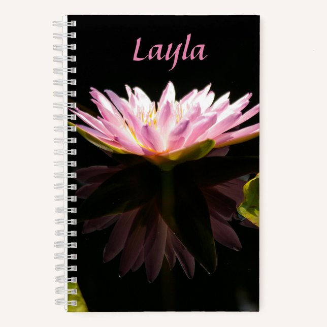 Cuaderno Pink Lotus Water (Anverso)