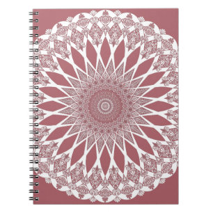 Cuaderno Pink Madder Tristyns Mandala
