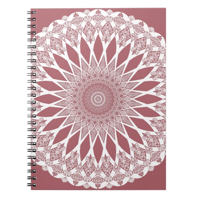 Cuaderno Pink Madder Tristyns Mandala (Frente)