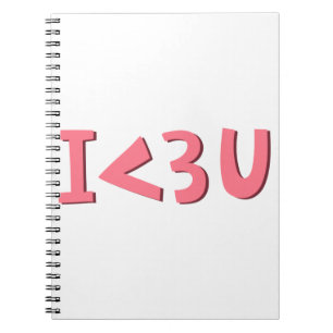 Cuaderno Pink me encanta el elemento de diseño de tipografí