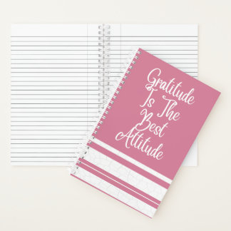 Cuaderno Pink Motivational Spiral Notebook