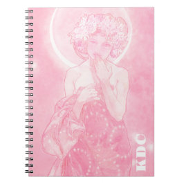 Cuaderno Pink Mucha 'La Luna'