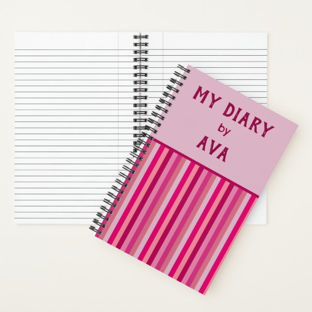 Cuaderno Pink My Diary by Me Strike Journal (Interior)