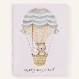 Cuaderno Pink My Pregancy Woodland Animals Journal