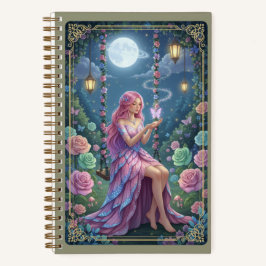 Cuaderno Pink Petal Gown & Glowing Butterfly Fairy Journal