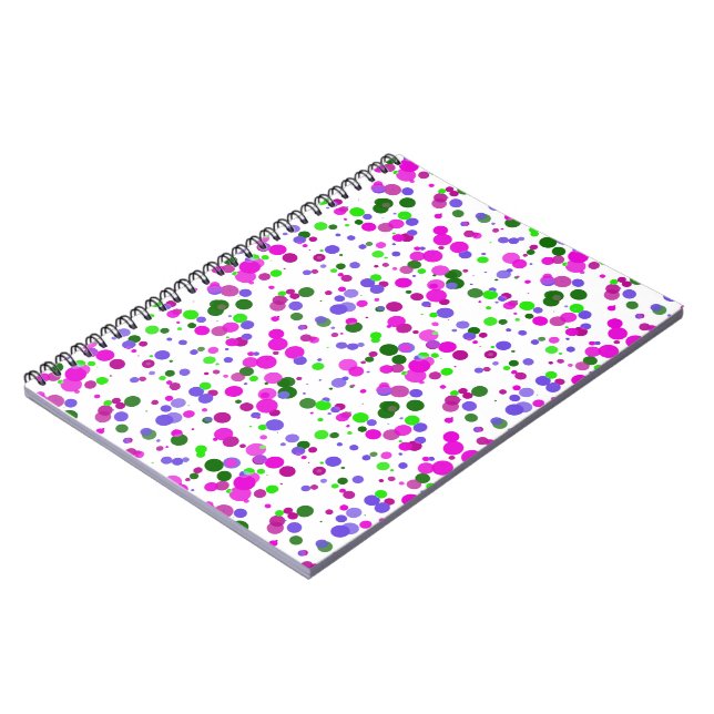 Cuaderno Pink Polka Dot Confetti (Lado Izquierdo)