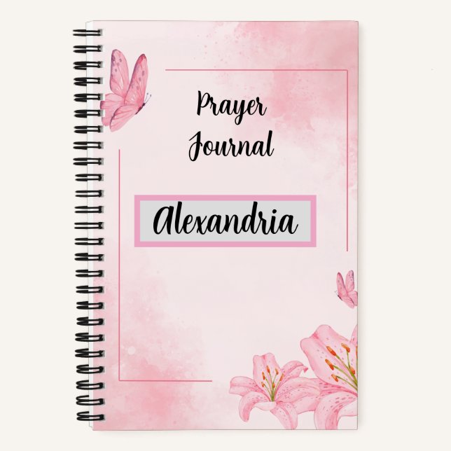Cuaderno Pink Prayer Journal (Anverso)
